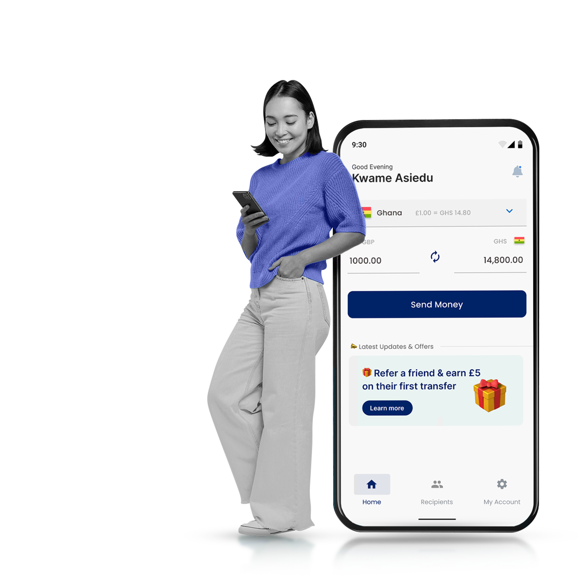 Paymit mobile app screen